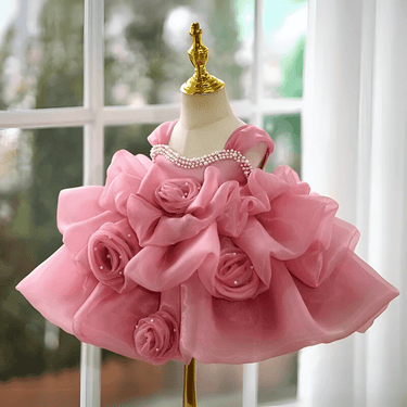 High-End Girl's Formal Dress, Drestiny, Dresses, Pink, White, Dark Pink, Green, white formal dress, pink formal dress, 6-12M, 18-24M, 3T, 3Y, 4Y, 4T, 5Y, 5T, 6Y, 6T, 7-8Y, 7-8T, 9-10Y, 9-10T, Sleeveless, United States, USA, Canada, Australia, New Zealand, United Kingdom, UK, baby formal dress, girls formal dress, flower girl dresses, pageant dresses, shopdrestiny.com